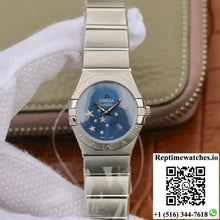 Omega Constellation Quartz Ladies 27mm TW Factory Blue Dial - Watches