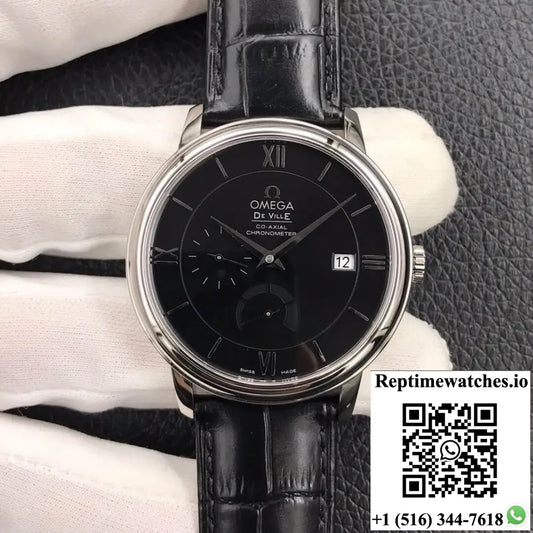 Omega De Ville 424.13.40.21.01.001 ZF Factory Black Dial AI Factory
