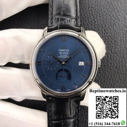 Omega De Ville 424.13.40.21.03.001 ZF Factory Blue Dial AI Factory