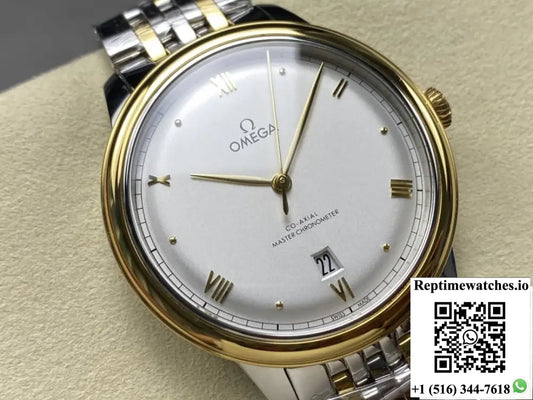 Omega De Ville 424.20.40.20.02.005 N1 Factory White Dial Product Photo 1