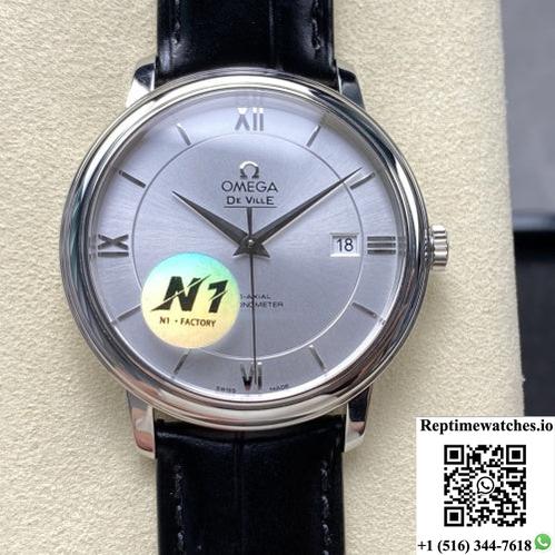 Omega De Ville 424.13.40.20.02.001 N1 Factory Silver Dial-Rep Time Watches