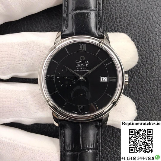 Omega De Ville 424.13.40.21.01.001 Zf Factory Black Dial-Rep Time Watches