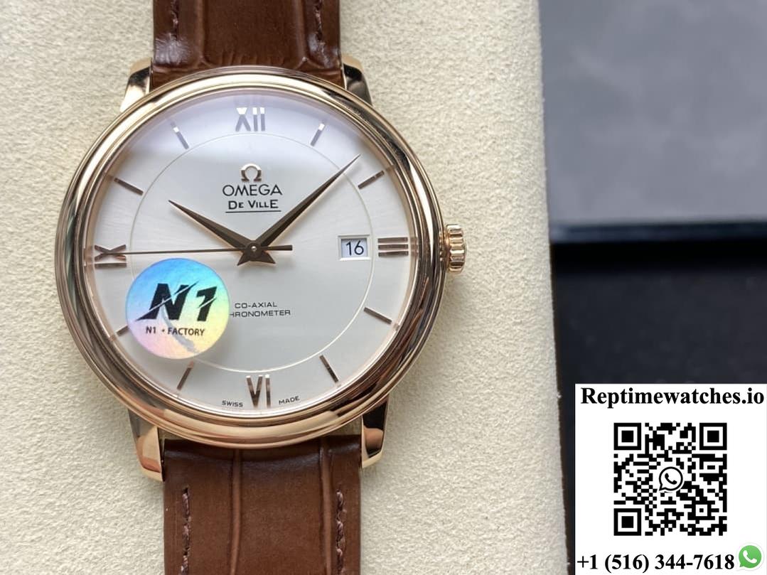 Omega De Ville 424.53.40.20.02.001 N1 Factory Date Display-Rep Time Watches