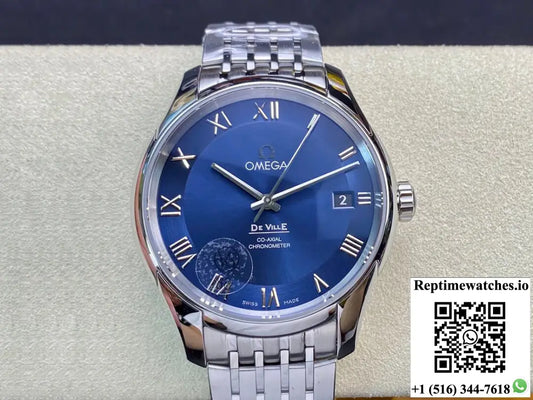 Omega De Ville 431.10.41.21.03.001 VS Factory Blue Dial - Watches