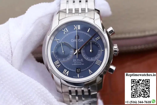 Omega De Ville 431.10.42.51.03.001 OM Factory Blue Dial AI Factory
