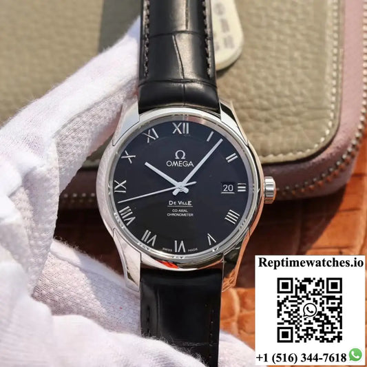 Omega De Ville 431.13.41.21.01.001 VS Factory Black Dial AI Factory