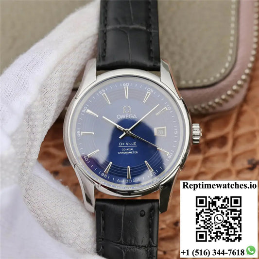 Omega De Ville 431.33.41.21.03.001 VS Factory Dark Blue Dial - Watches