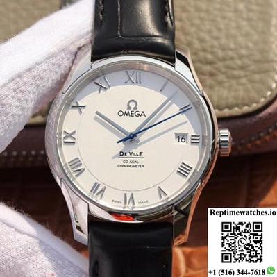 Omega De Ville 431.13.41.21.02.001 Vs Factory White Dial-Rep Time Watches