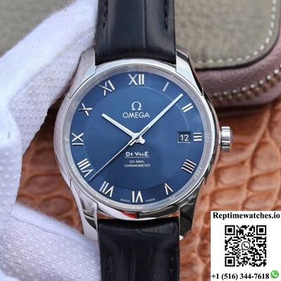 Omega De Ville 431.13.41.21.03.001 Vs Factory Blue Dial-Rep Time Watches