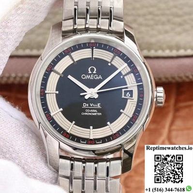Omega De Ville 431.30.41.21.01.001 Vs Factory Black Dial-Rep Time Watches
