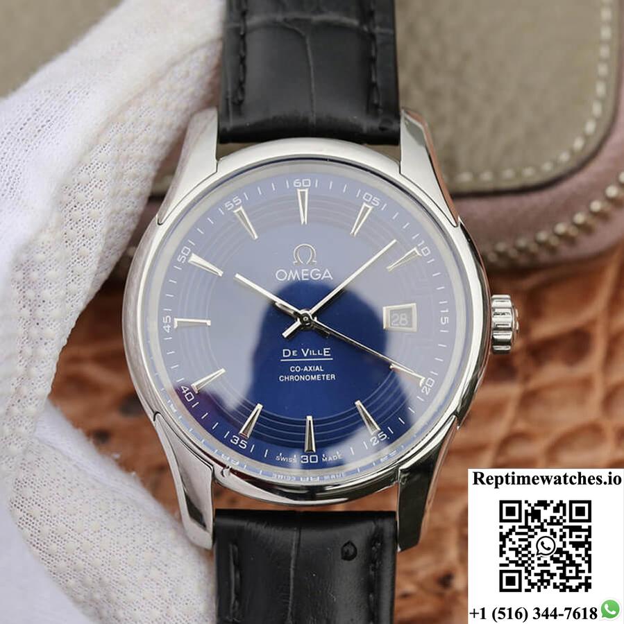 Omega De Ville 431.33.41.21.03.001 Vs Factory Dark Blue Dial-Rep Time Watches