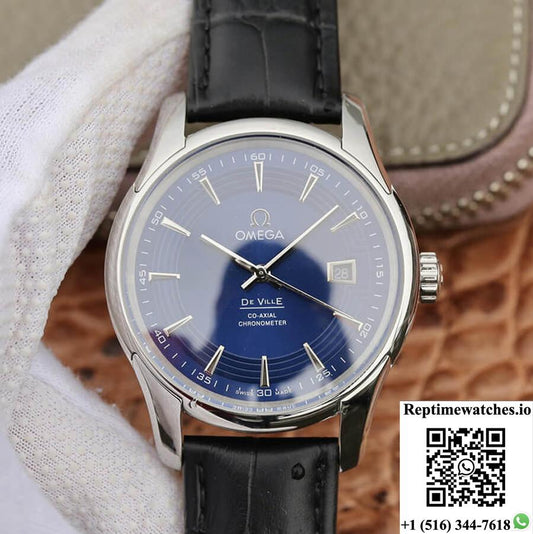 Omega De Ville 431.33.41.21.03.001 Vs Factory Dark Blue Dial-Rep Time Watches