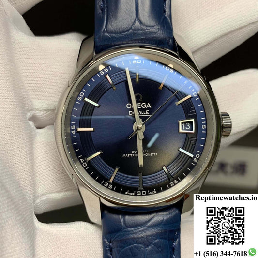 Omega De Ville 433.33.41.21.03.001 Vs Factory Blue Dial-Rep Time Watches