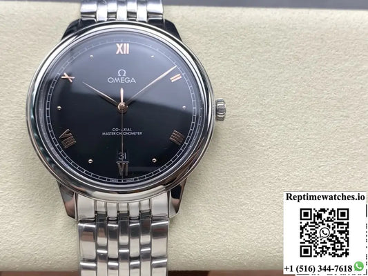 Omega De Ville 434.10.40.20.01.001 KZ Factory Black Dial