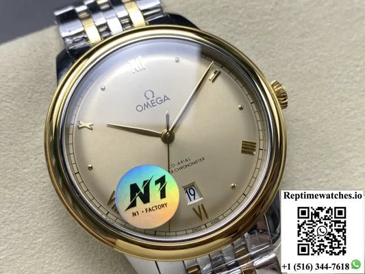 Omega De Ville 434.20.40.20.08.001 N1 Factory Gold Watch Strap Product Photo 1