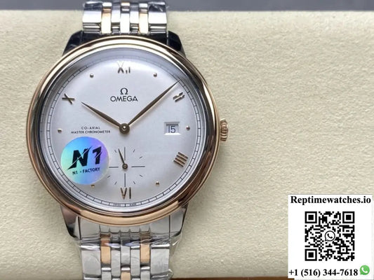 Omega De Ville 434.20.41.20.02.001 N1 factory gold color bezel