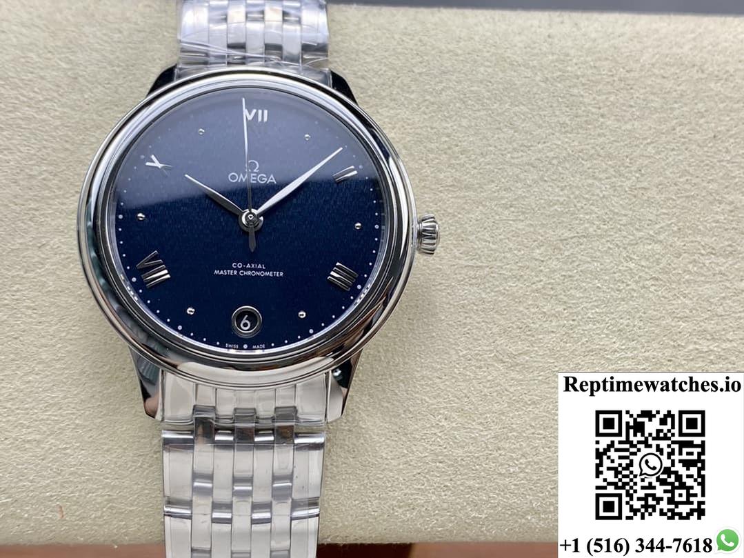 Omega De Ville 434.10.34.20.03.002 Vs Factory Transparent Case Back-Rep Time Watches
