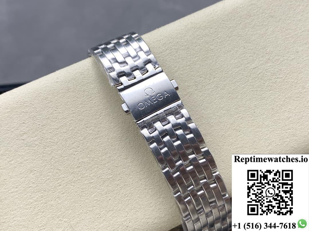 Omega De Ville 434.10.40.20.01.001 Kz Factory Black Dial-Rep Time Watches