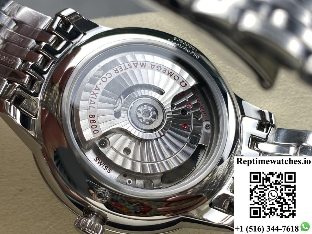 Omega De Ville 434.10.40.20.01.001 Kz Factory Black Dial-Rep Time Watches