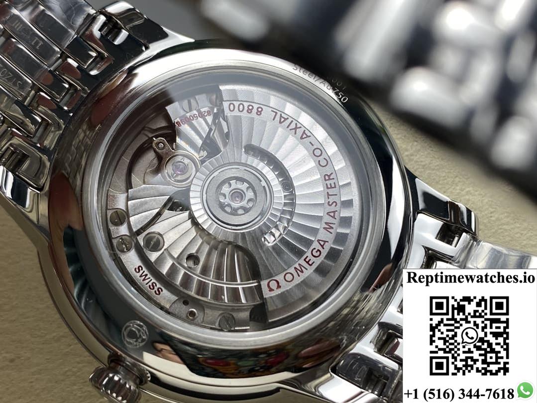 Omega De Ville 434.10.40.20.10.001 Kz Factory Green Dial-Rep Time Watches