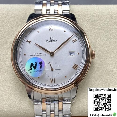 Omega De Ville 434.20.41.20.02.001 N1 Factory Gold Color Bezel-Rep Time Watches