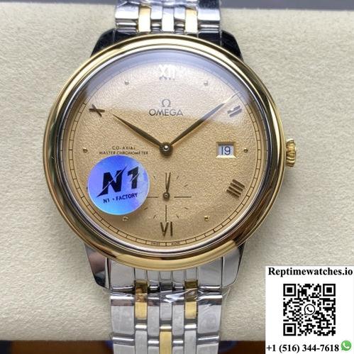 Omega De Ville 434.20.41.20.08.001 N1 Factory Back Transparent Bottom-Rep Time Watches