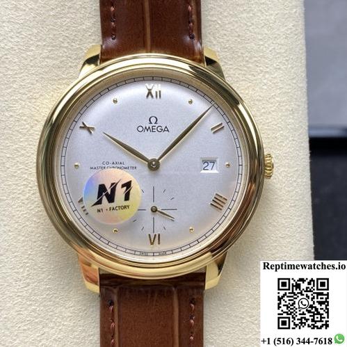 Omega De Ville 434.53.41.20.02.001 N1 Factory White Dial-Rep Time Watches