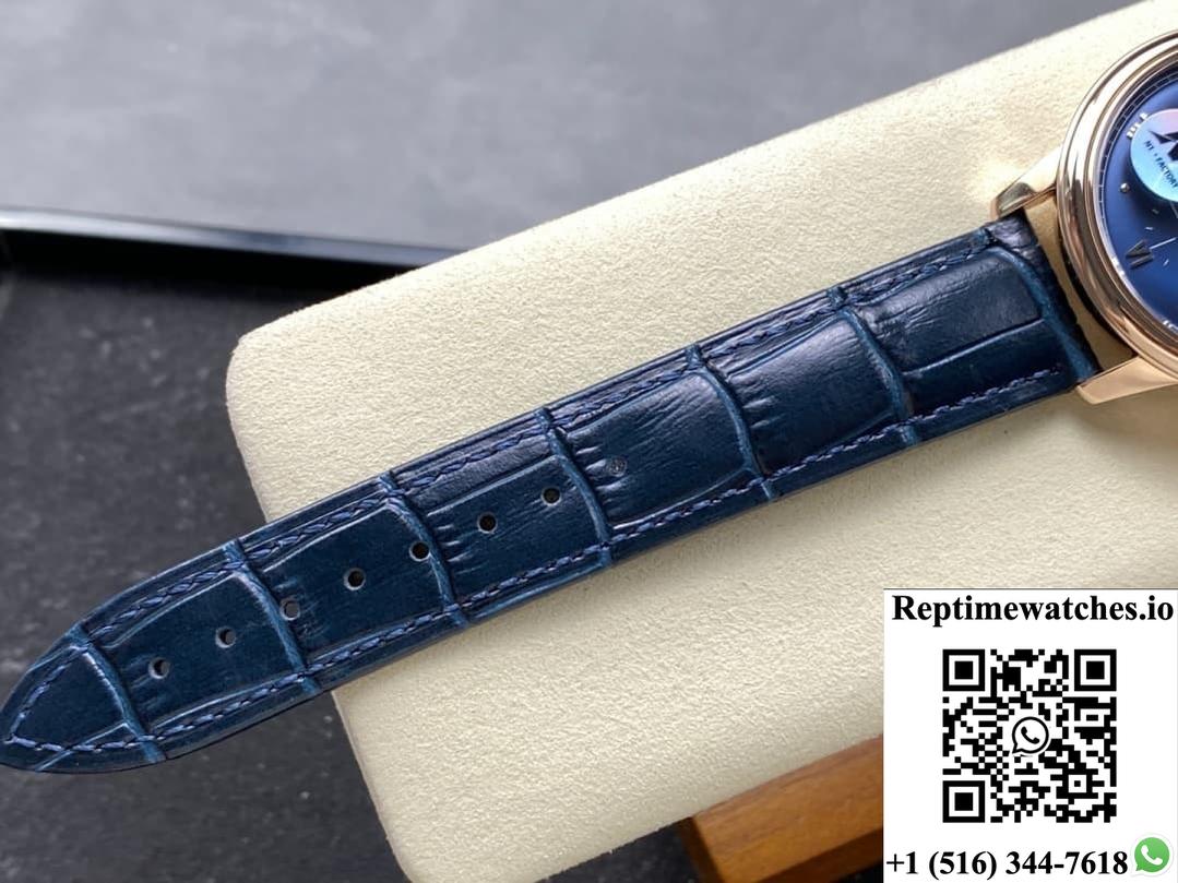 Omega De Ville 434.53.41.20.03.001 N1 Factory Crocodile Leather Strap-Rep Time Watches