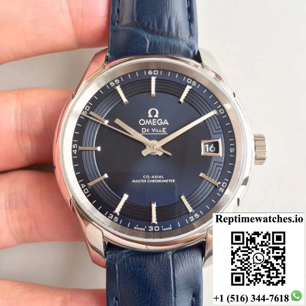 Omega De Ville Hour Vision Co-Axial 41MM 431.33.41.21.03.001 3S Factory Blue Dial - Watches