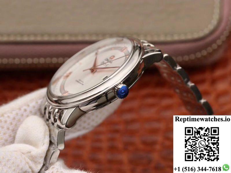 Omega De Ville Prestige 424.10.40.20.02.002 Mks Factory Silver Dial-Rep Time Watches