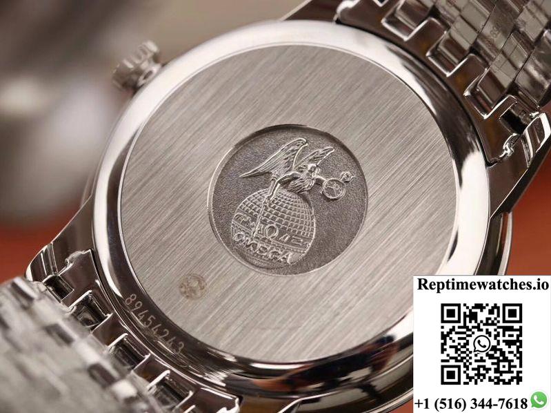 Omega De Ville Prestige 424.10.40.20.02.002 Mks Factory Silver Dial-Rep Time Watches