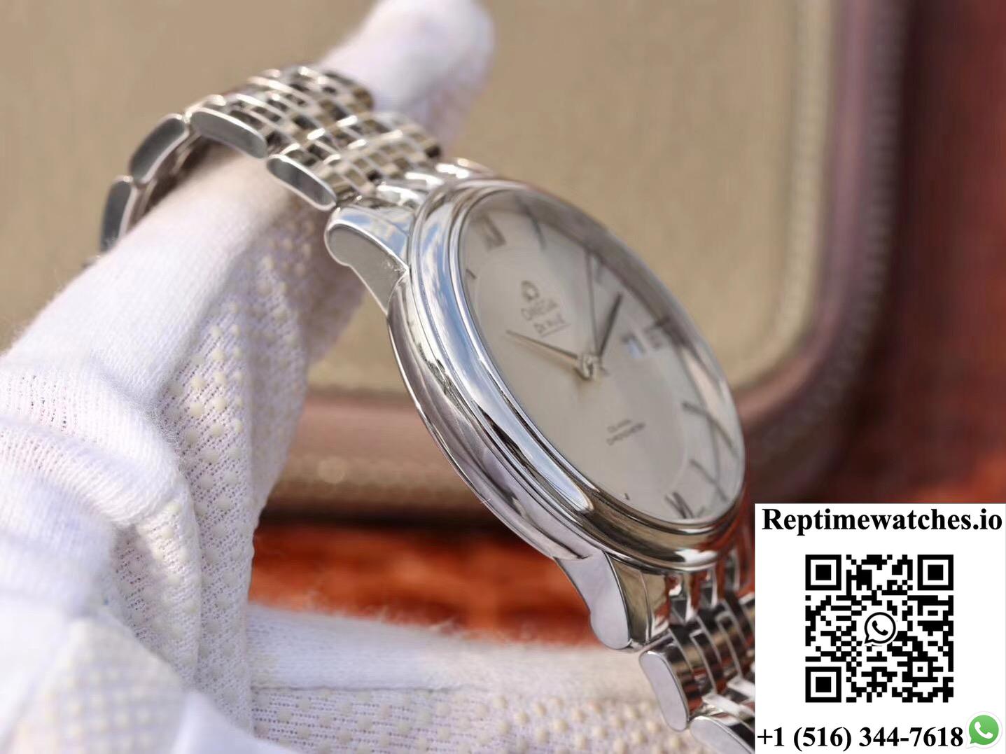 Omega De Ville Prestige 424.10.40.20.02.003 Mks Factory White Dial-Rep Time Watches