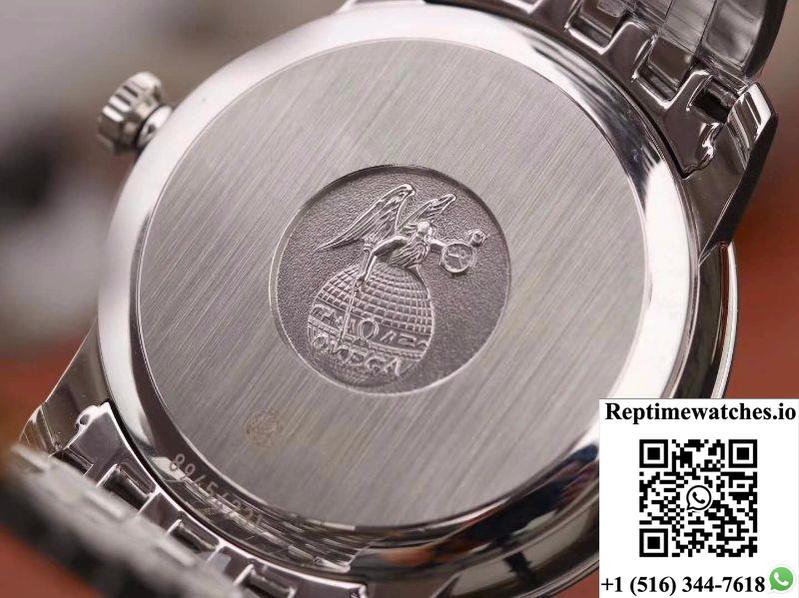 Omega De Ville Prestige 424.10.40.20.03.002 Mks Factory Blue Dial-Rep Time Watches