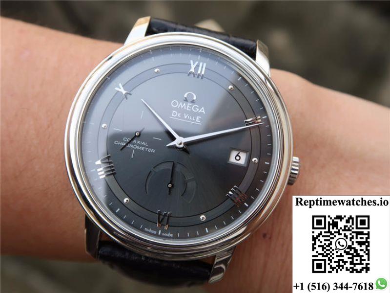 Omega De Ville Prestige 424.13.40.21.06.001 Tw Factory Gray Dial-Rep Time Watches