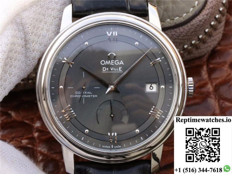 Omega De Ville Prestige 424.13.40.21.06.001 Tw Factory Gray Dial-Rep Time Watches