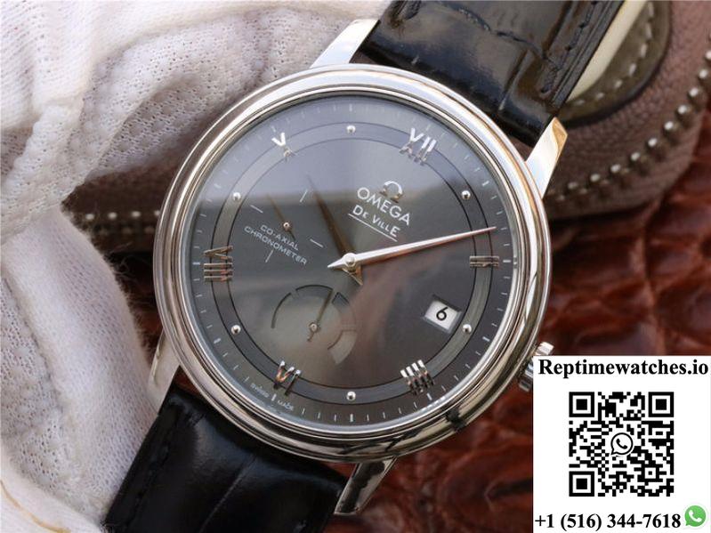 Omega De Ville Prestige 424.13.40.21.06.001 Tw Factory Gray Dial-Rep Time Watches