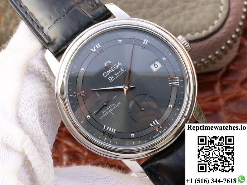 Omega De Ville Prestige 424.13.40.21.06.001 Tw Factory Gray Dial-Rep Time Watches