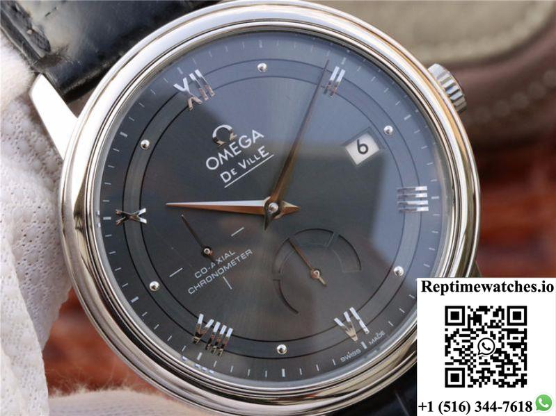 Omega De Ville Prestige 424.13.40.21.06.001 Tw Factory Gray Dial-Rep Time Watches