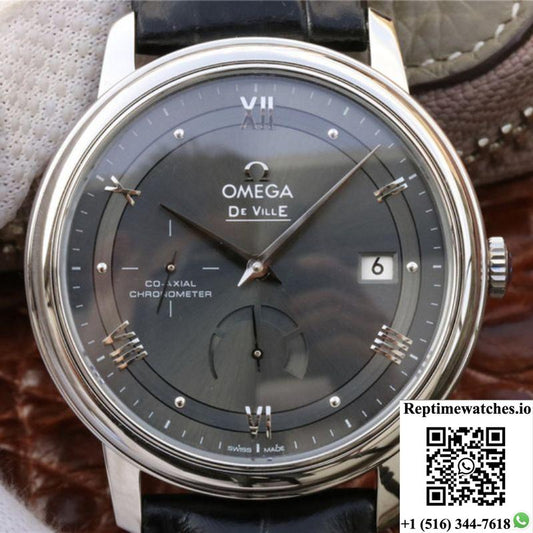 Omega De Ville Prestige 424.13.40.21.06.001 Tw Factory Gray Dial-Rep Time Watches