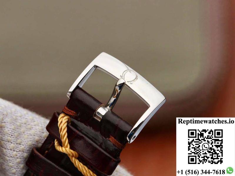 Omega De Ville Prestige 424.23.40.20.13.001 Tw Factory Brown Dial-Rep Time Watches