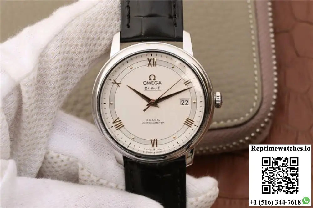 Omega De Ville Prestige Co-Axial 39.5MM 424.13.40.20.02.005 MKS Factory Silver Dial - Watches