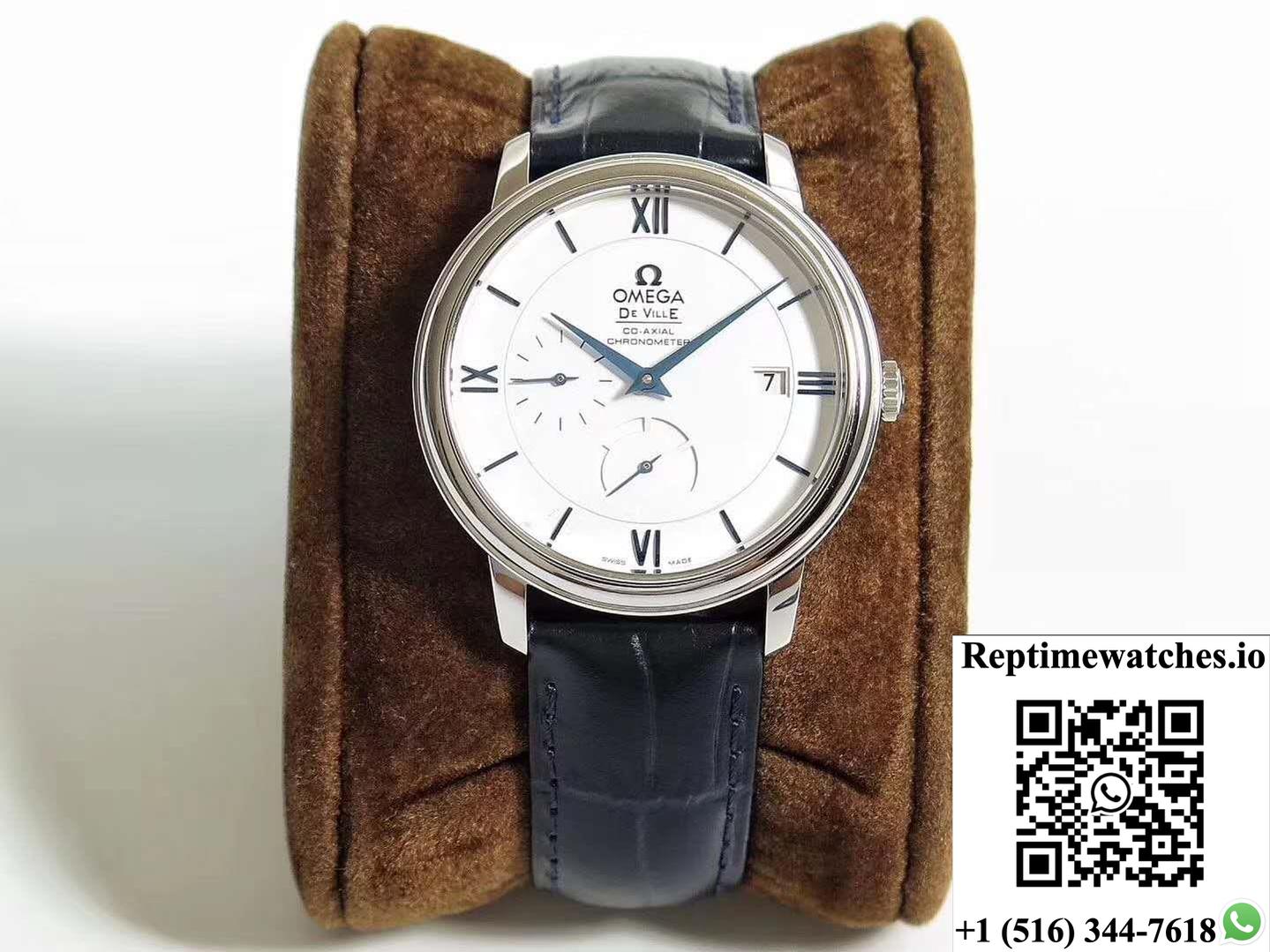 Omega De Ville Prestige Co-Axial Power Reserve 424.53.40.21.04.001 Tw Factory White Dial-Rep Time Watches