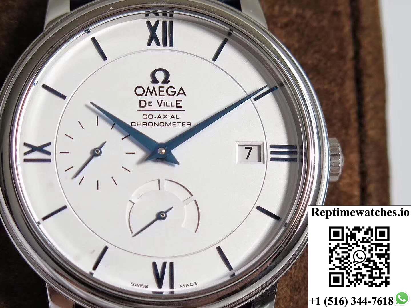 Omega De Ville Prestige Co-Axial Power Reserve 424.53.40.21.04.001 Tw Factory White Dial-Rep Time Watches