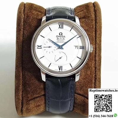 Omega De Ville Prestige Co-Axial Power Reserve 424.53.40.21.04.001 Tw Factory White Dial-Rep Time Watches