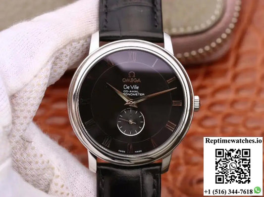 Omega De Ville Prestige Co-Axial Small Seconds 4813.40.01 Black Dial - Watches