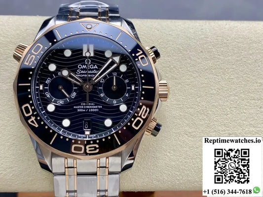 Omega Seamaster 210.20.44.51.01.001 N1 factory gold color strap