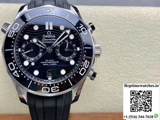 Omega Seamaster 210.32.44.51.01.001 N1 factory rubber strap