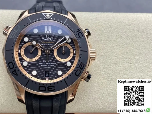 Omega Seamaster 210.62.44.51.01.001 N1 factory luminous hour markers