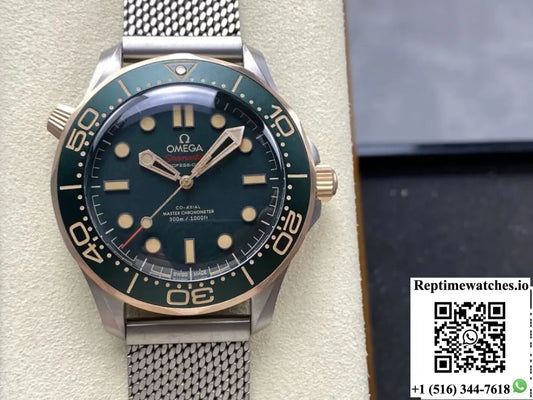 Omega Seamaster 210.90.42.20.10.001 VS factory luminous hour markers