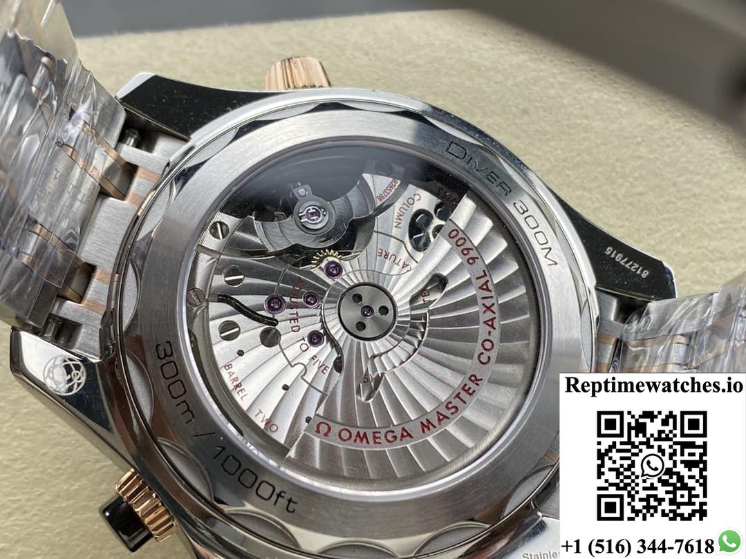 Omega Seamaster 210.20.44.51.01.001 N1 Factory Gold Color Strap-Rep Time Watches